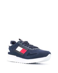 dunkelblaue und weiße Sportschuhe von Tommy Jeans