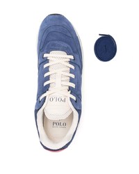 dunkelblaue und weiße Sportschuhe von Polo Ralph Lauren