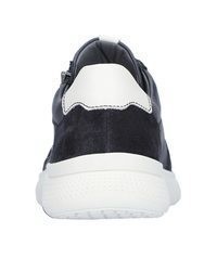 dunkelblaue und weiße Sportschuhe von Waldläufer