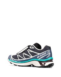 dunkelblaue und weiße Sportschuhe von Salomon S/Lab