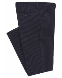 dunkelblaue vertikal gestreifte Anzughose von Guido Maria Kretschmer