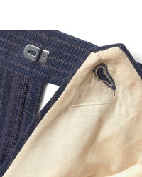 dunkelblaue vertikal gestreifte Anzughose von Gant
