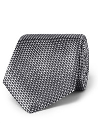 dunkelblaue vertikal gestreifte Krawatte von Hugo Boss