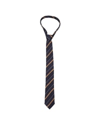 dunkelblaue vertikal gestreifte Krawatte von Seidensticker