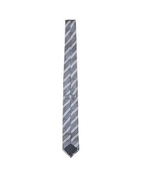 dunkelblaue vertikal gestreifte Krawatte von Selected Homme