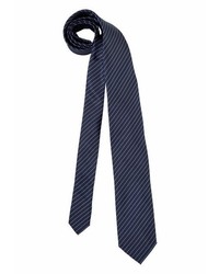 dunkelblaue vertikal gestreifte Krawatte von STUDIO COLETTI