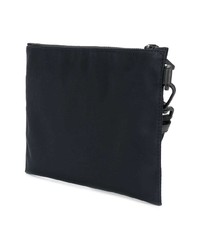 dunkelblaue verzierte Clutch Handtasche von Versace