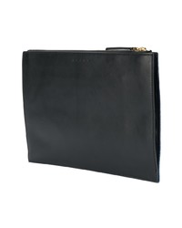 dunkelblaue verzierte Clutch von Marni