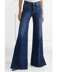 dunkelblaue weite Hose aus Jeans von Frame