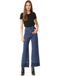 dunkelblaue weite Hose aus Jeans von Rachel Comey