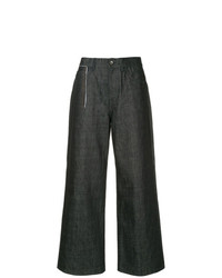 dunkelblaue weite Hose aus Jeans von Marni
