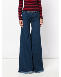 dunkelblaue weite Hose aus Jeans von MARQUES ALMEIDA