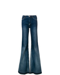 dunkelblaue weite Hose aus Jeans von Philipp Plein