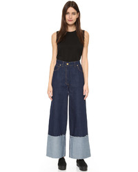 dunkelblaue weite Hose aus Jeans von Natasha Zinko