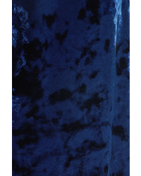 dunkelblaue weite Hose aus Samt von Tibi