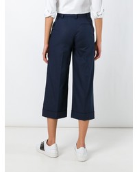 dunkelblaue weite Hose von Moncler