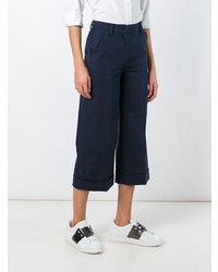 dunkelblaue weite Hose von Moncler