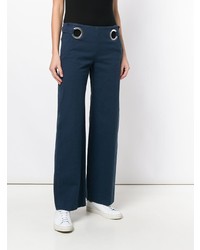 dunkelblaue weite Hose von Giorgio Armani Vintage