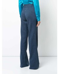 dunkelblaue weite Hose von Josie Natori