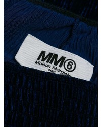 dunkelblaue weite Hose von MM6 MAISON MARGIELA