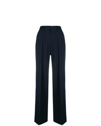 dunkelblaue weite Hose von Victoria Victoria Beckham