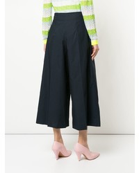 dunkelblaue weite Hose von DELPOZO