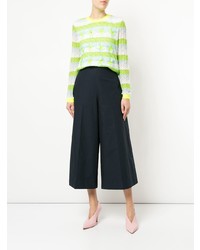 dunkelblaue weite Hose von DELPOZO