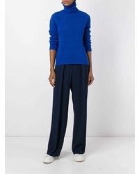 dunkelblaue weite Hose von MSGM