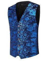 dunkelblaue Weste von Allthemen
