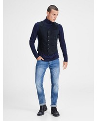 dunkelblaue Weste von Jack & Jones