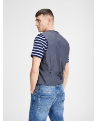 dunkelblaue Weste von Jack & Jones