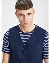 dunkelblaue Weste von Jack & Jones