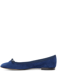 dunkelblaue Wildleder Ballerinas von Repetto