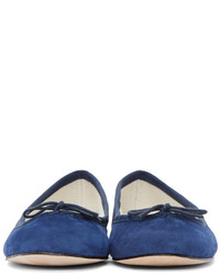 dunkelblaue Wildleder Ballerinas von Repetto