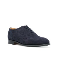 dunkelblaue Wildleder Brogues von Church's