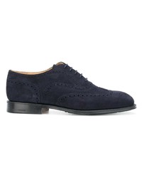 dunkelblaue Wildleder Brogues von Church's