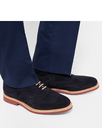 dunkelblaue Wildleder Brogues von Church's