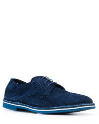 dunkelblaue Wildleder Brogues von Baldinini