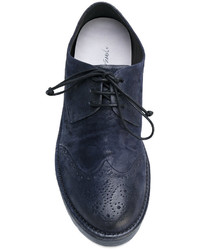 dunkelblaue Wildleder Brogues von Marsèll