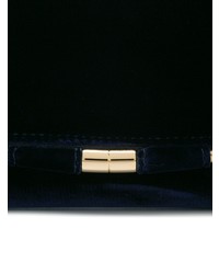 dunkelblaue Wildleder Clutch von Tyler Ellis