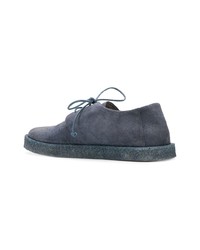 dunkelblaue Wildleder Derby Schuhe von Marsèll