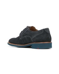 dunkelblaue Wildleder Derby Schuhe von Lloyd