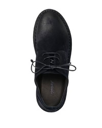 dunkelblaue Wildleder Derby Schuhe von Marsèll