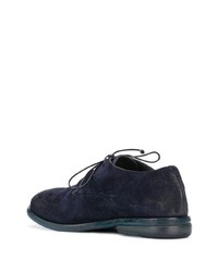 dunkelblaue Wildleder Derby Schuhe von Marsèll