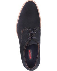 dunkelblaue Wildleder Derby Schuhe von Lloyd