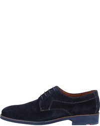 dunkelblaue Wildleder Derby Schuhe von Lloyd