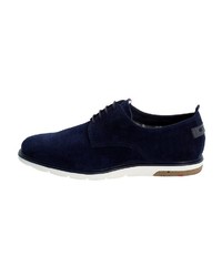 dunkelblaue Wildleder Derby Schuhe von Lloyd