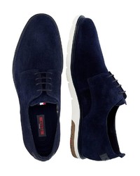 dunkelblaue Wildleder Derby Schuhe von Lloyd