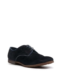 dunkelblaue Wildleder Derby Schuhe von Premiata