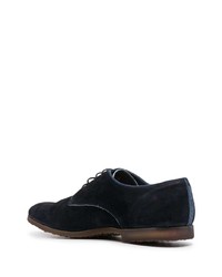 dunkelblaue Wildleder Derby Schuhe von Premiata